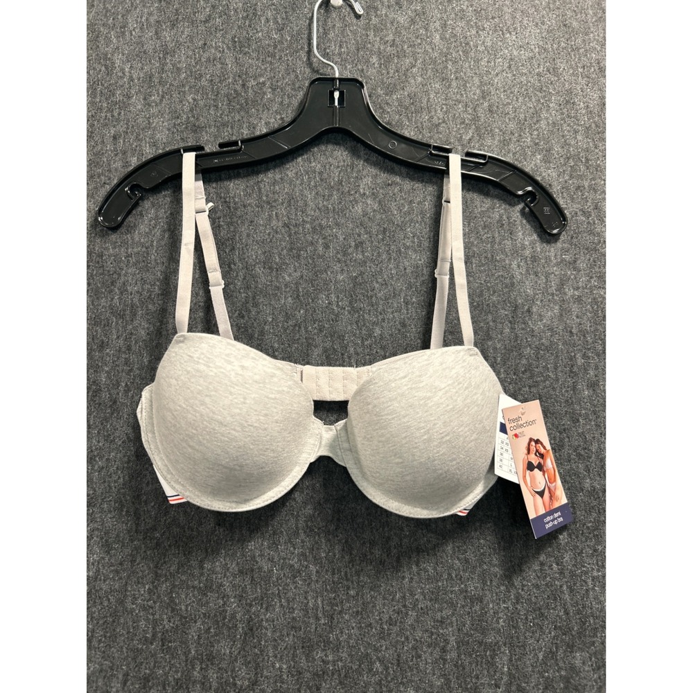 Fruit of the Loom Push-Up Bra Womens Medium Gray New Fresh Collection FR152‎